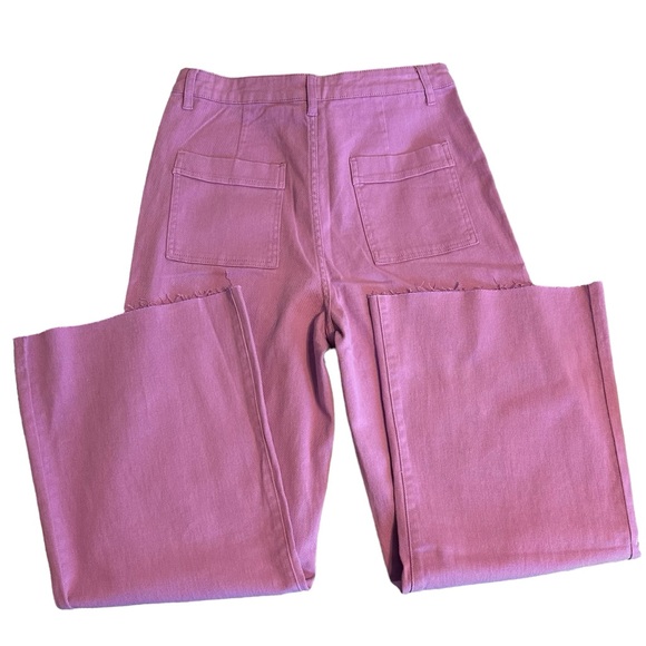 NWT Anniewear Lavender Perfect high waist wide leg Jean - Picture 3 of 7
